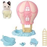 Sylvanian Family - Mačiatko a zábavný balón pre bábätká - Set figúrok a príslušenstva