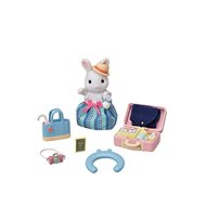 Sylvanian Family Mommy White Rabbit and Weekend Travel Set - Figure and Accessory Set
