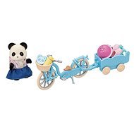 Sylvanian Family Panda and Cyclo-Sanding Set - Figure and Accessory Set