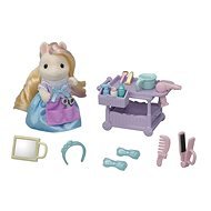 Sylvanian Family Pony with hair in the hairdresser - Figure and Accessory Set