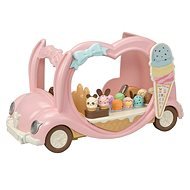Sylvanian Family Ružový zmrzlinársky automobil - Doplnky k figúrkam