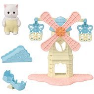 Sylvanian Family Amusement park with windmill and kitten - Figure and Accessory Set
