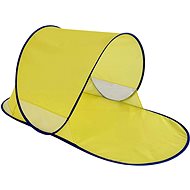 Teddies Beach tent with UV filter self folding oval yellow - Beach Tent