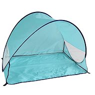 Teddies Beach tent with UV filter self folding rectangle blue - Beach Tent