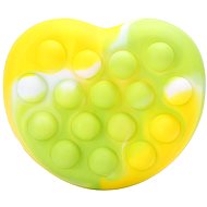 Elpinio Pop IT 3D heart ombre yellow-green - Pop It