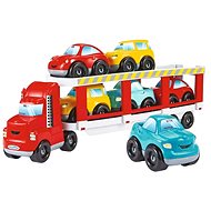 Ecoiffier Abrick Transporter + 6 cars - Toy Car Set