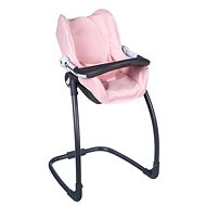 Smoby 3in1 Car seat and MC&Q chair for dolls light pink - Doll Accessory
