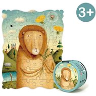 Mideer puzzle - Portrait of a lion with a dandelion - Jigsaw Puzzle