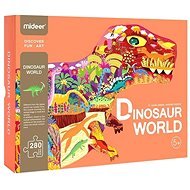 Mideer puzzle of large animals - dinosaur world - Jigsaw