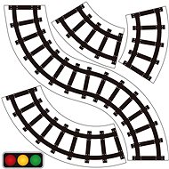 Mideer adhesive tape - curved tracks - Kids Sticker