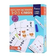 Mideer washable cards with marker - numbers - Card Game