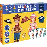 Mideer Magnetic Board - Dressing Up, 50 Pieces - Magnetic Dress-Up