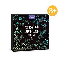 Mideer stírací kartičky - zvířátka - Vyškrabávací obrázky