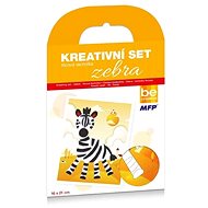 Kreativní set - Zebra - filcová technika - Creative Kit