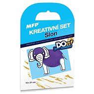 Kreativní set - Slon - fóliová technika - Creative Kit