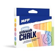 Chalk M sidewalk round 6 pcs mix colours - box - Chalk