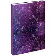 BAAGL Folders for school notebooks A4 Unicorn Universe - School Folder