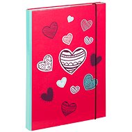 BAAGL Folders for school notebooks A4 Heart - School Folder