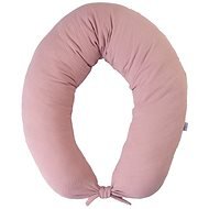 BABYMATEX Nursing Pillow Muslin Moon Old Pink 260 cm - Nursing Pillow