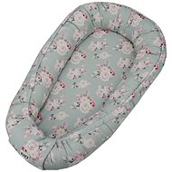 EKO Baby nest bamboo Mint Garden 90x60cm - Baby Nest