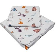 EKO 2-Piece Cotton Stroller Set Indians Animals - Blanket