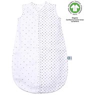 MOTHERHOOD Sleeping bag muslin BIO Grey and black polka dots 6-18 m 0,5 tog - Children's Sleeping Bag