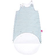 MOTHERHOOD Muslin Sleeping Bag 2in1 Zip and Round Blue Classics 3-18m 0.5 tog - Children's Sleeping Bag