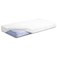 BABYMATEX Terry bed sheet 60x120 cm white - Cot sheet