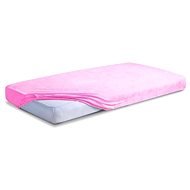 BABYMATEX Terry bed sheet 60x120 cm pink - Cot sheet