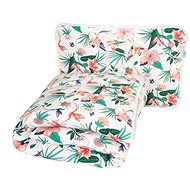 BABYMATEX Set přikrývka + polštář Kolibříci 135x100 / 40x60 cm - Přikrývka