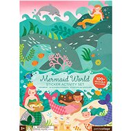Petit Collage Reusable stickers with a scene of the World of the Mermaid - Kids Stickers
