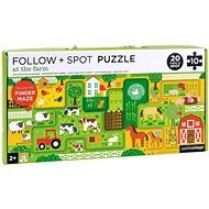 Petit Collage Útvesztő és puzzle Farm - Puzzle