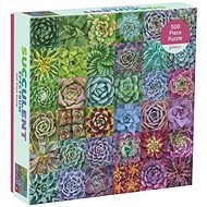 Galison Puzzle Colored Succulents 500 pieces - Jigsaw Puzzle