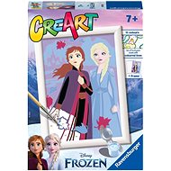 Ravensburger Kreativní a výtvarné hračky 202218 CreArt Disney: Ledové království: Sestry navždy - Malování podle čísel