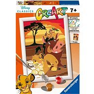 Ravensburger Kreatív és művészeti játékok 202232 CreArt Disney: Az oroszlánkirály - Festés számok szerint
