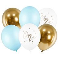 Súprava latexových balónikov – 1.narodeniny – chlapec – 6 ks – 30 cm - Balóny