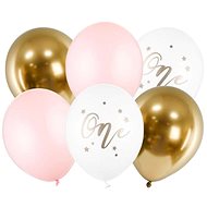 Set of latex balloons - 1st birthday - girl - 6 pcs - 30 cm - Balloons