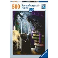 Ravensburger 169870 Rabe und Katze im Turmzimmer - 500 Teile - Puzzle