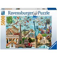 Ravensburger 171187 Nagyvárosi kollázs 5000 darab - Puzzle