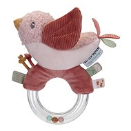 Rattle with bird Flowers and butterflies - Baby Rattle