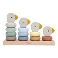 Snap rings wooden family Goose - Sort and Stack Tower