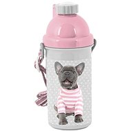 Paso drinking bottle Puppy grey-pink - Drinking Bottle