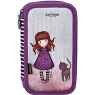 Santoro penál Purrrrrfect Pals dvoupatrový - Penál