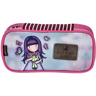 SANTORO Pink Send Me Flowers jumbo - Pencil Case