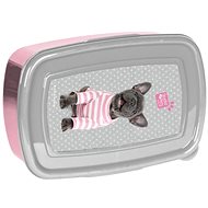 PASO Grey and pink Puppy - Lunch Box