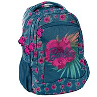 Paso School Backpack Barbie Pink Flowers - School Backpack