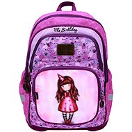 Santoro School Backpack Gorjuss The Birthday with Solid Bottom - School Backpack