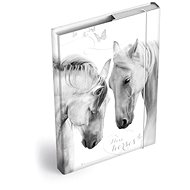 Folders for notebooks MFP box A4 Horses - Desky na sešity