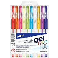 MFP Gel pen set GLITTER 10 pcs GG1068-10 - Gel Pen 