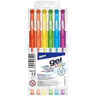 Gel pen set NEON 6 pcs GN1038-6 - Gel Pen 